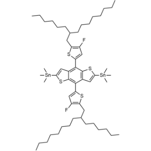 (4,8-Bis(4-fluoro-5-(2-hexyldecyl)thiophen-2-yl)benzo[1,2-b:4,5-b']dithiophene-2,6-diyl)bis(trimethylstannane)|CS-1336084