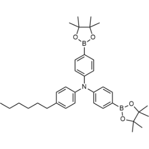 4-Hexyl-N,N-bis(4-(4,4,5,5-tetramethyl-1,3,2-dioxaborolan-2-yl)phenyl)aniline|CS-1336092