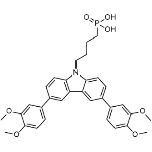(4-(3,6-Bis(3,4-dimethoxyphenyl)-9H-carbazol-9-yl)butyl)phosphonic acid|CS-1336103