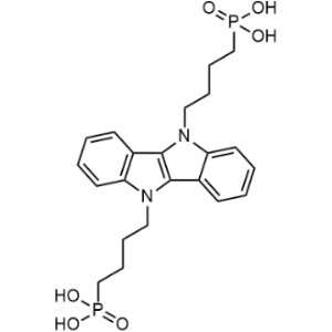 (indolo[3,2-b]indole-5,10-diylbis(butane-4,1-diyl))bis(phosphonic acid)|CS-1336111
