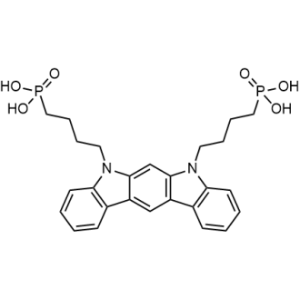 (indolo[2,3-b]carbazole-5,7-diylbis(butane-4,1-diyl))bis(phosphonic acid)|CS-1336112