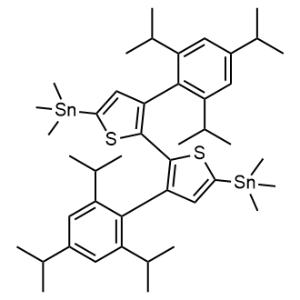 (3,3'-Bis(2,4,6-triisopropylphenyl)-[2,2'-bithiophene]-5,5'-diyl)bis(trimethylstannane)|CS-1336132