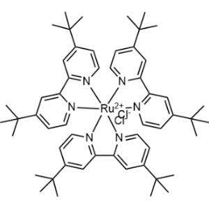 Ruthenium(2+), tris[4,4′-bis(1,1-dimethylethyl)-2,2′-bipyridine-κN1,κN1′]-, chloride (1:2), (OC-6-11)-|CS-1336148