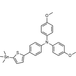 4-Methoxy-N-(4-methoxyphenyl)-N-(4-(5-(trimethylstannyl)thiophen-2-yl)phenyl)aniline|CS-1336151