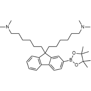6,6'-(2-(4,4,5,5-Tetramethyl-1,3,2-dioxaborolan-2-yl)-9H-fluorene-9,9-diyl)bis(N,N-dimethylhexan-1-amine)|CS-1336174