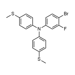 4-Bromo-3-fluoro-N,N-bis(4-(methylthio)phenyl)aniline|CS-1336184