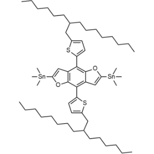 (4,8-Bis(5-(2-hexyldecyl)thiophen-2-yl)benzo[1,2-b:4,5-b']difuran-2,6-diyl)bis(trimethylstannane)|CS-1336189