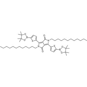2,5-Didodecyl-3,6-bis(5-(4,4,5,5-tetramethyl-1,3,2-dioxaborolan-2-yl)thiophen-2-yl)-2,5-dihydropyrrolo[3,4-c]pyrrole-1,4-dione|CS-1336200