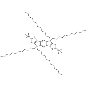 (4,4,9,9-Tetradodecyl-4,9-dihydro-S-indaceno[1,2-b:5,6-b']dithiophene-2,7-diyl)bis(trimethylstannane)|CS-1336247