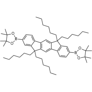 2,2'-(6,6,12,12-Tetrahexyl-6,12-dihydroindeno[1,2-b]fluorene-2,8-diyl)bis(4,4,5,5-tetramethyl-1,3,2-dioxaborolane)|CS-1336254