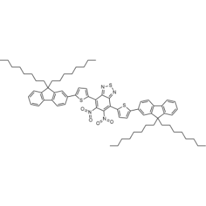 4,7-Bis(5-(9,9-dioctyl-9H-fluoren-2-yl)thiophen-2-yl)-5,6-dinitrobenzo[c][1,2,5]thiadiazole|CS-1336262