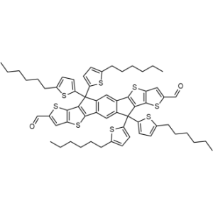 6,6,12,12-Tetrakis(5-hexyl-2-thienyl)-6,12-dihydrodithieno[2,3-d:2′,3′-d′]-s-indaceno[1,2-b:5,6-b′]dithiophene-2,8-dicarboxaldehyde|CS-1336277
