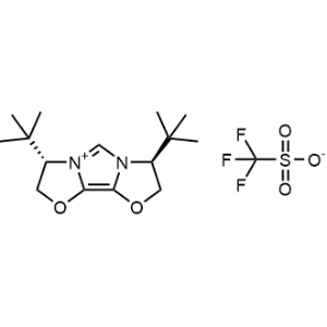 (3S,7S)-3,7-Di-tert-butyl-2,3,7,8-tetrahydroimidazo[4,3-b:5,1-b']bis(oxazole)-4-ium Trifluoromethyl Sulfonate|CS-1336382