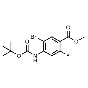 Methyl 5-bromo-4-((tert-butoxycarbonyl)amino)-2-fluorobenzoate|CS-1336467