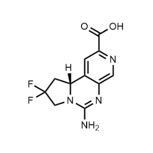 (R)-6-Amino-9,9-difluoro-8,9,10,10a-tetrahydropyrido[4,3-e]pyrrolo[1,2-c]pyrimidine-2-carboxylic acid|CS-1336478