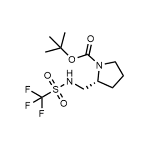 tert-B utyl (R)-2-(((trifluoromethyl)sulfonamido)methyl)pyrrolidine-1-carboxylate|CS-1336491