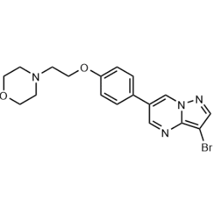 4-(2-(4-(3-Bromopyrazolo[1,5-a]pyrimidin-6-yl)phenoxy)ethyl)morpholine|CS-1336496
