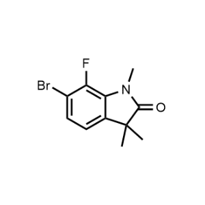 6-Bromo-7-fluoro-1,3,3-trimethylindolin-2-one|CS-1336511