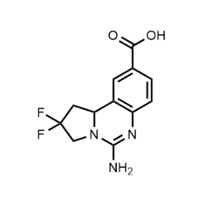 5-Amino-2,2-difluoro-1,2,3,10b-tetrahydropyrrolo[1,2-c]quinazoline-9-carboxylic acid|CS-1336575