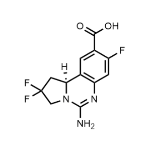 (S)-5-Amino-2,2,8-trifluoro-1,2,3,10b-tetrahydropyrrolo[1,2-c]quinazoline-9-carboxylic acid|CS-1336583