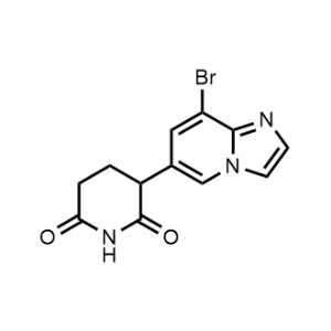 3-(8-Bromoimidazo[1,2-a]pyridin-6-yl)piperidine-2,6-dione|CS-1340519