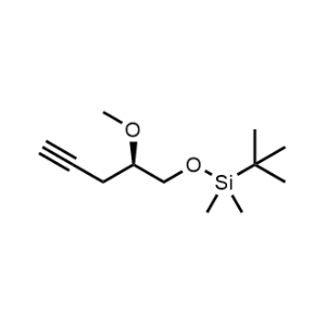 (R)-tert-Butyl((2-methoxypent-4-yn-1-yl)oxy)dimethylsilane|CS-1340525