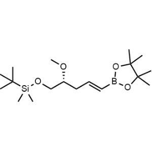 (R,E)-tert-Butyl((2-methoxy-5-(4,4,5,5-tetramethyl-1,3,2-dioxaborolan-2-yl)pent-4-en-1-yl)oxy)dimethylsilane|CS-1340527