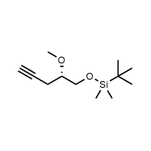 (S)-tert-Butyl((2-methoxypent-4-yn-1-yl)oxy)dimethylsilane|CS-1340529