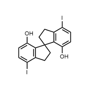 4,4'-Diiodo-2,2',3,3'-tetrahydro-1,1'-spirobi[indene]-7,7'-diol|CS-1340544