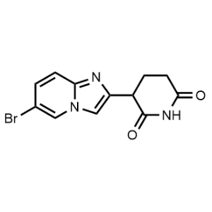 3-(6-Bromoimidazo[1,2-a]pyridin-2-yl)piperidine-2,6-dione|CS-1340551
