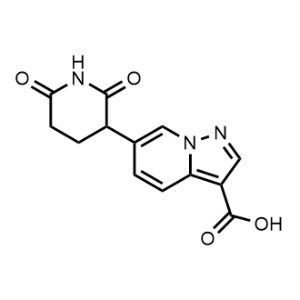 6-(2,6-Dioxopiperidin-3-yl)pyrazolo[1,5-a]pyridine-3-carboxylic acid|CS-1340561