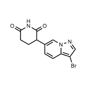 3-(3-Bromopyrazolo[1,5-a]pyridin-6-yl)piperidine-2,6-dione|CS-1340563