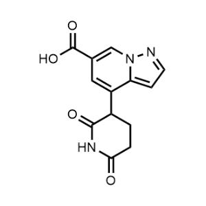 4-(2,6-Dioxopiperidin-3-yl)pyrazolo[1,5-a]pyridine-6-carboxylic acid|CS-1340566
