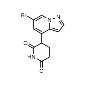 3-(6-Bromopyrazolo[1,5-a]pyridin-4-yl)piperidine-2,6-dione|CS-1340567