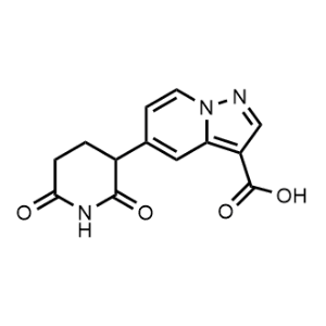 5-(2,6-Dioxopiperidin-3-yl)pyrazolo[1,5-a]pyridine-3-carboxylic acid|CS-1340568