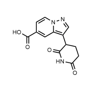 3-(2,6-Dioxopiperidin-3-yl)pyrazolo[1,5-a]pyridine-5-carboxylic acid|CS-1340569