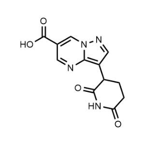 3-(2,6-Dioxopiperidin-3-yl)pyrazolo[1,5-a]pyrimidine-6-carboxylic acid|CS-1340570
