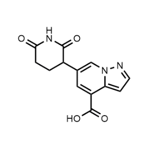 6-(2,6-Dioxopiperidin-3-yl)pyrazolo[1,5-a]pyridine-4-carboxylic acid|CS-1340572