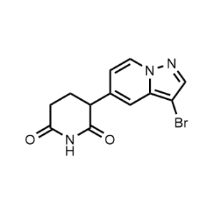 3-(3-Bromopyrazolo[1,5-a]pyridin-5-yl)piperidine-2,6-dione|CS-1340577