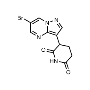 3-(6-Bromopyrazolo[1,5-a]pyrimidin-3-yl)piperidine-2,6-dione|CS-1340580