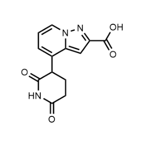 4-(2,6-Dioxopiperidin-3-yl)pyrazolo[1,5-a]pyridine-2-carboxylic acid|CS-1340584