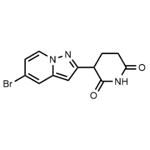 3-(5-Bromopyrazolo[1,5-a]pyridin-2-yl)piperidine-2,6-dione|CS-1340585