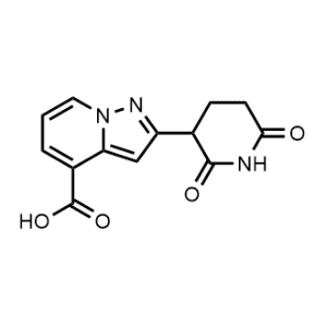 2-(2,6-Dioxopiperidin-3-yl)pyrazolo[1,5-a]pyridine-4-carboxylic acid|CS-1340588