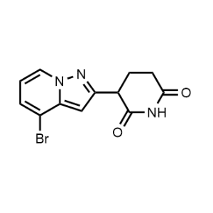 3-(4-Bromopyrazolo[1,5-a]pyridin-2-yl)piperidine-2,6-dione|CS-1340589