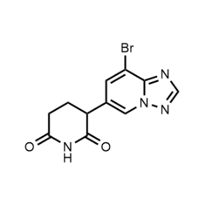 3-(8-Bromo-[1,2,4]triazolo[1,5-a]pyridin-6-yl)piperidine-2,6-dione|CS-1340590
