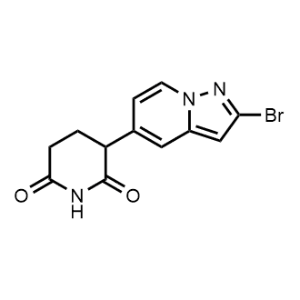 3-(2-Bromopyrazolo[1,5-a]pyridin-5-yl)piperidine-2,6-dione|CS-1340595