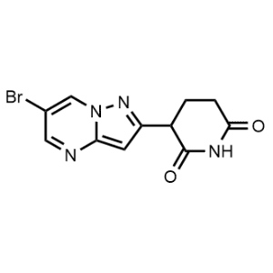 3-(6-Bromopyrazolo[1,5-a]pyrimidin-2-yl)piperidine-2,6-dione|CS-1340596