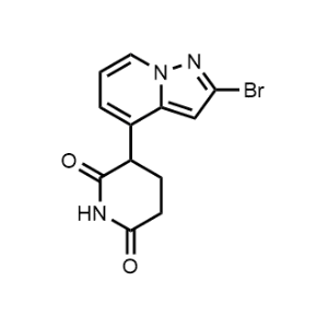 3-(2-Bromopyrazolo[1,5-a]pyridin-4-yl)piperidine-2,6-dione|CS-1340615