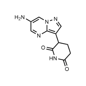 3-(6-Aminopyrazolo[1,5-a]pyrimidin-3-yl)piperidine-2,6-dione|CS-1340632