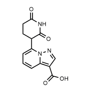7-(2,6-Dioxopiperidin-3-yl)pyrazolo[1,5-a]pyridine-3-carboxylic acid|CS-1340694